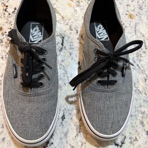 Vans Black and Gray Sneakers